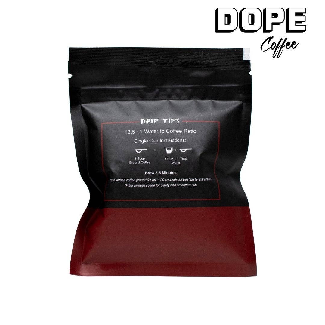 Dope Coffee – wholesale Kaffebönor – 2oz organiska Guatemalanska Pack1