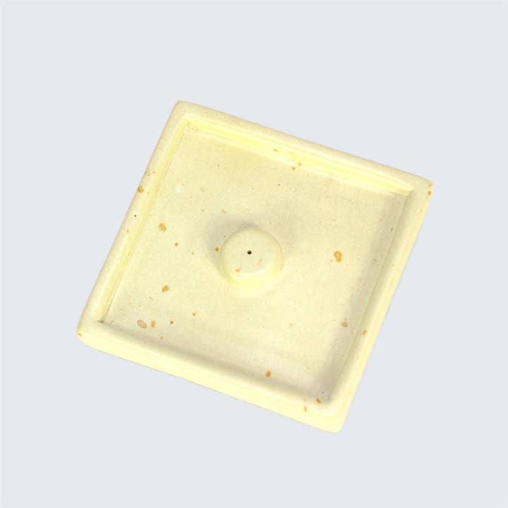 AARVEN - Wholesale Incense Holder - Soapstone Square Ridged Incense Stick Holder1