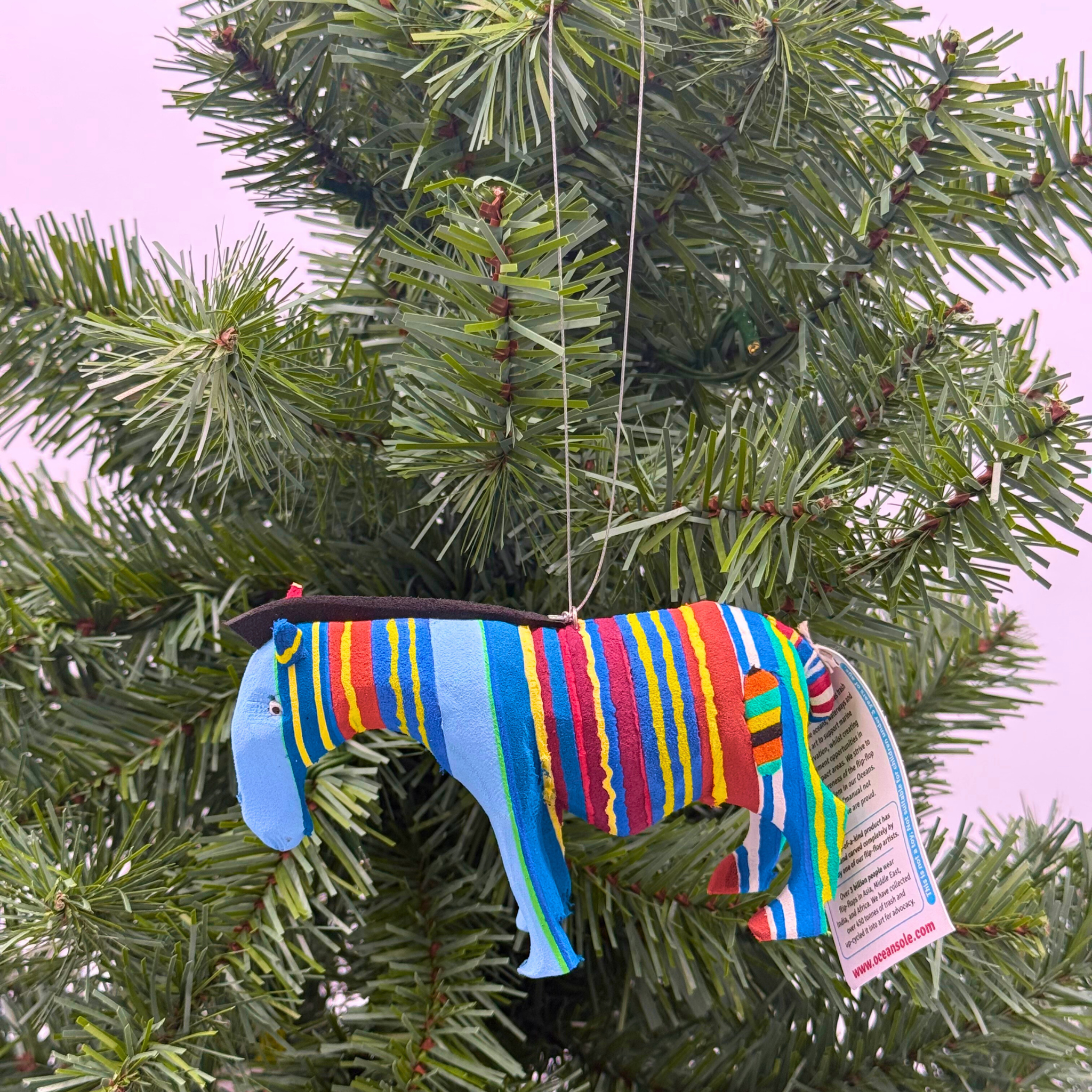 Ocean Sole - Wholesale Ornament - Gerecycled Flip-Flop Kerstornament4