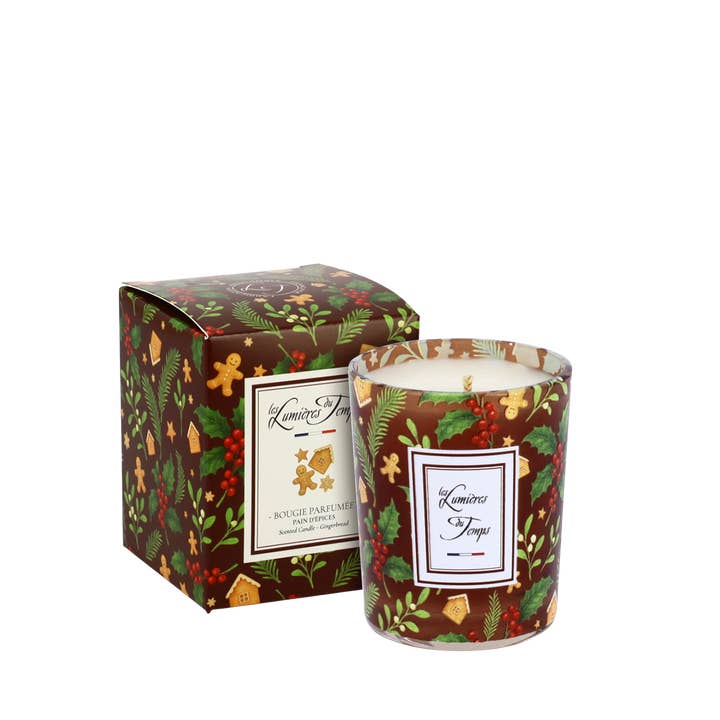 Les Lumières du Temps - Wholesale Jar/Filled Candle - Winter Lights Scented Candle 90 g Gingerbread0
