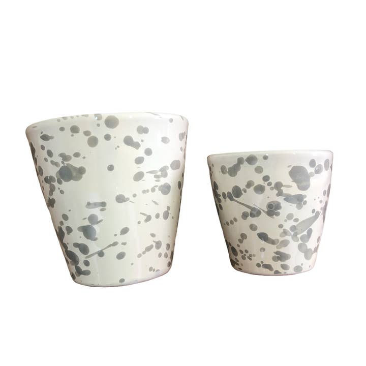 LOLIVA - Wholesale Drinking Glass/Cup - Glass h. 6 cm - Splasshed Line11