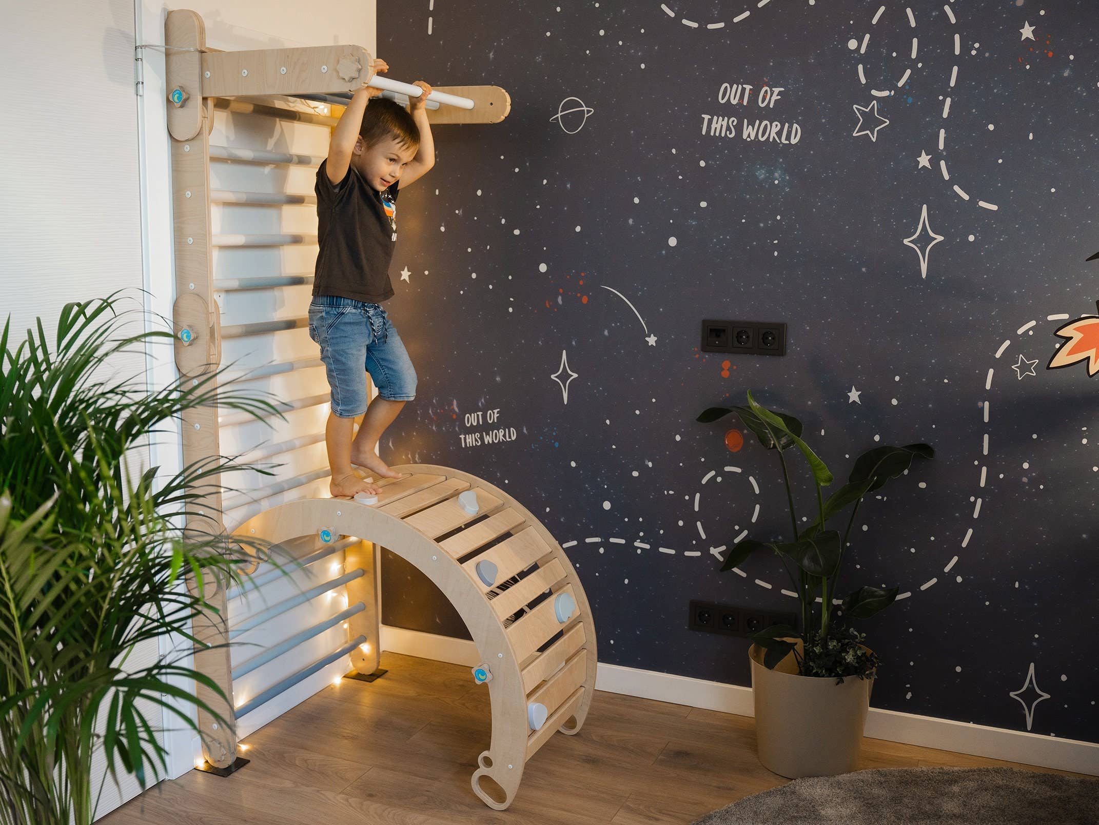 HappyMoon - Wholesale Wood Toy - Kids - Happymoon®  Climbing Arch, Ramp For A Climber, Rocker-Arch7