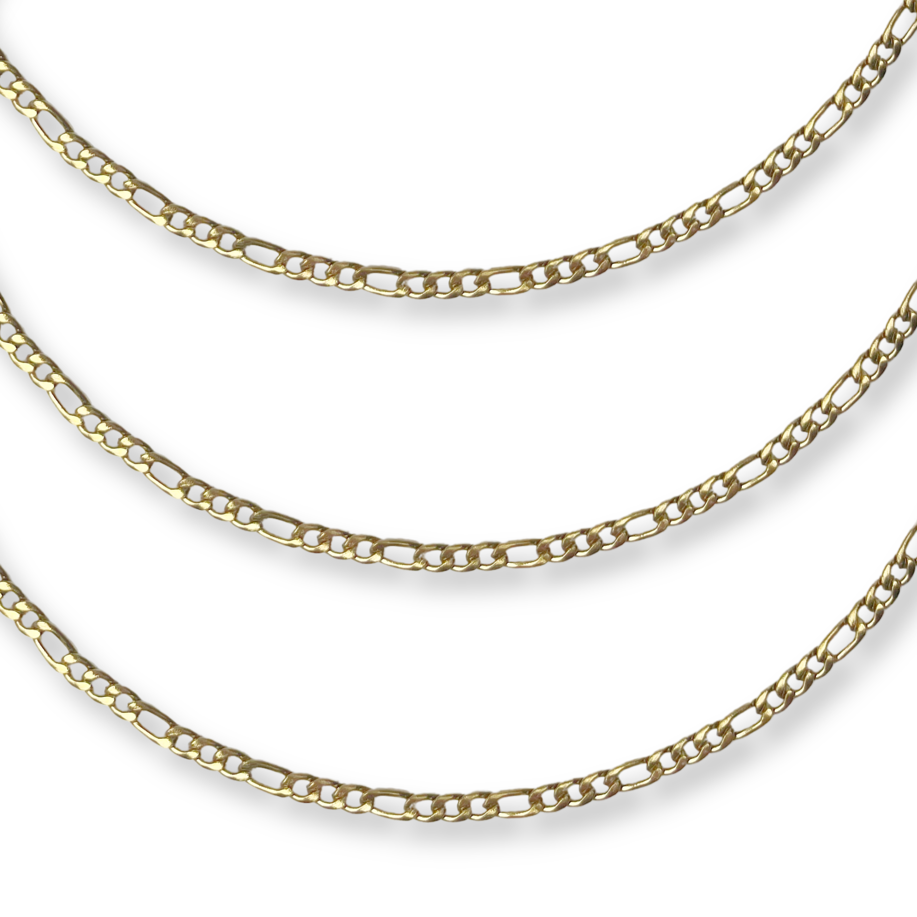 Love, Paige Designs - Wholesale Link & Chain Bracelet - Figaro Gold Chain Bracelet1