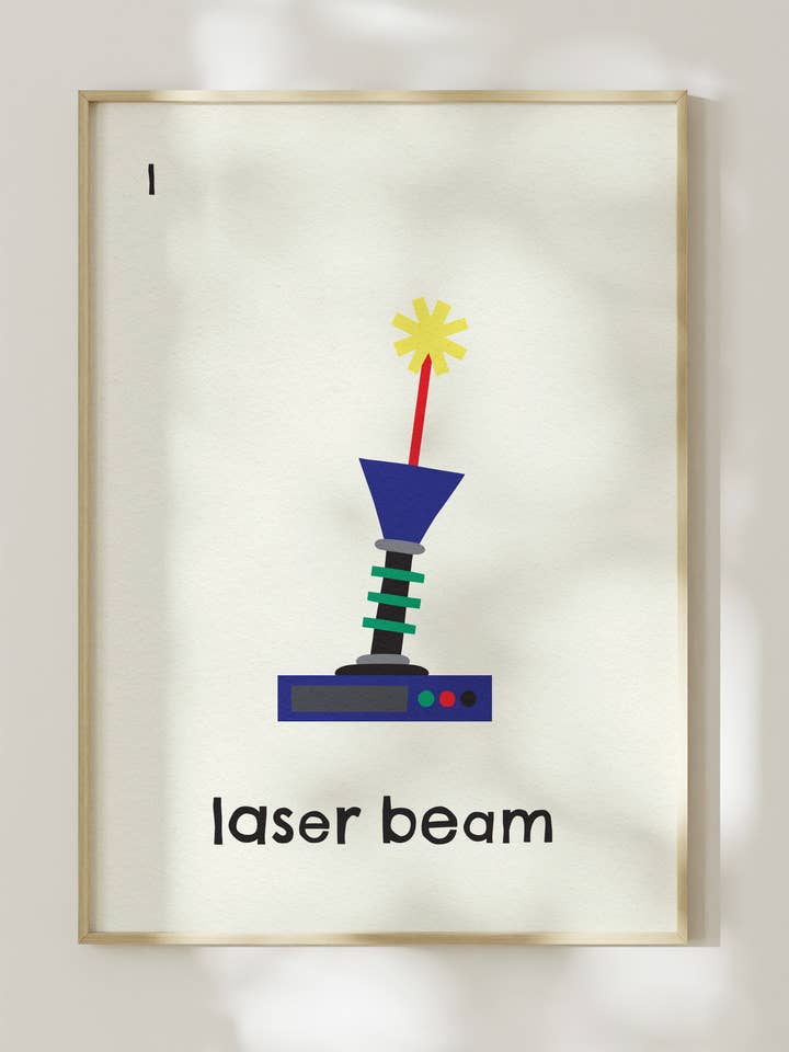 Laserstrahl-Kunstdruck für den Großhandel von Surprise Radish