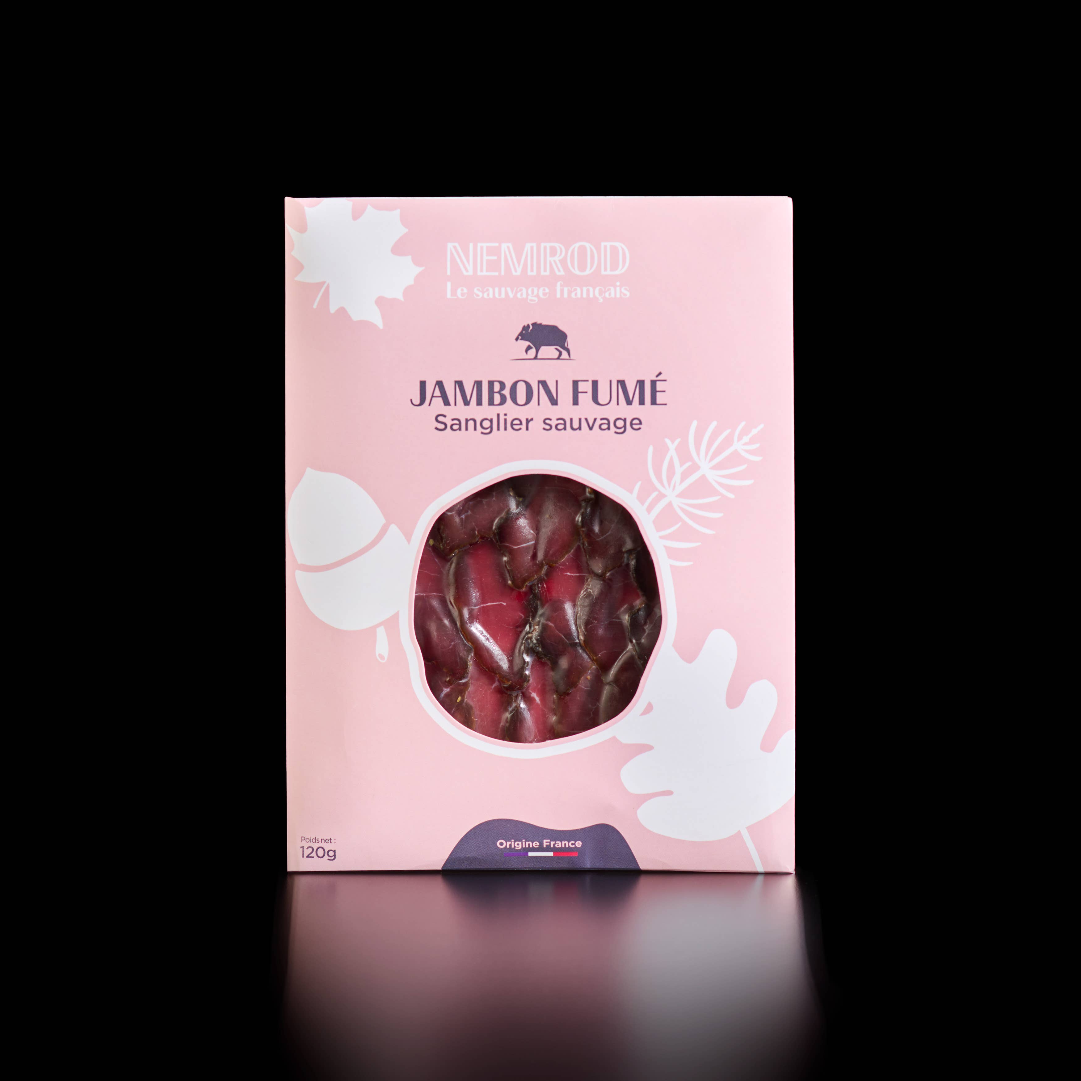 Nemrod - Venta al por mayor Jamones - Jamón ahumado de jabalí silvestre en lonchas - 120 g