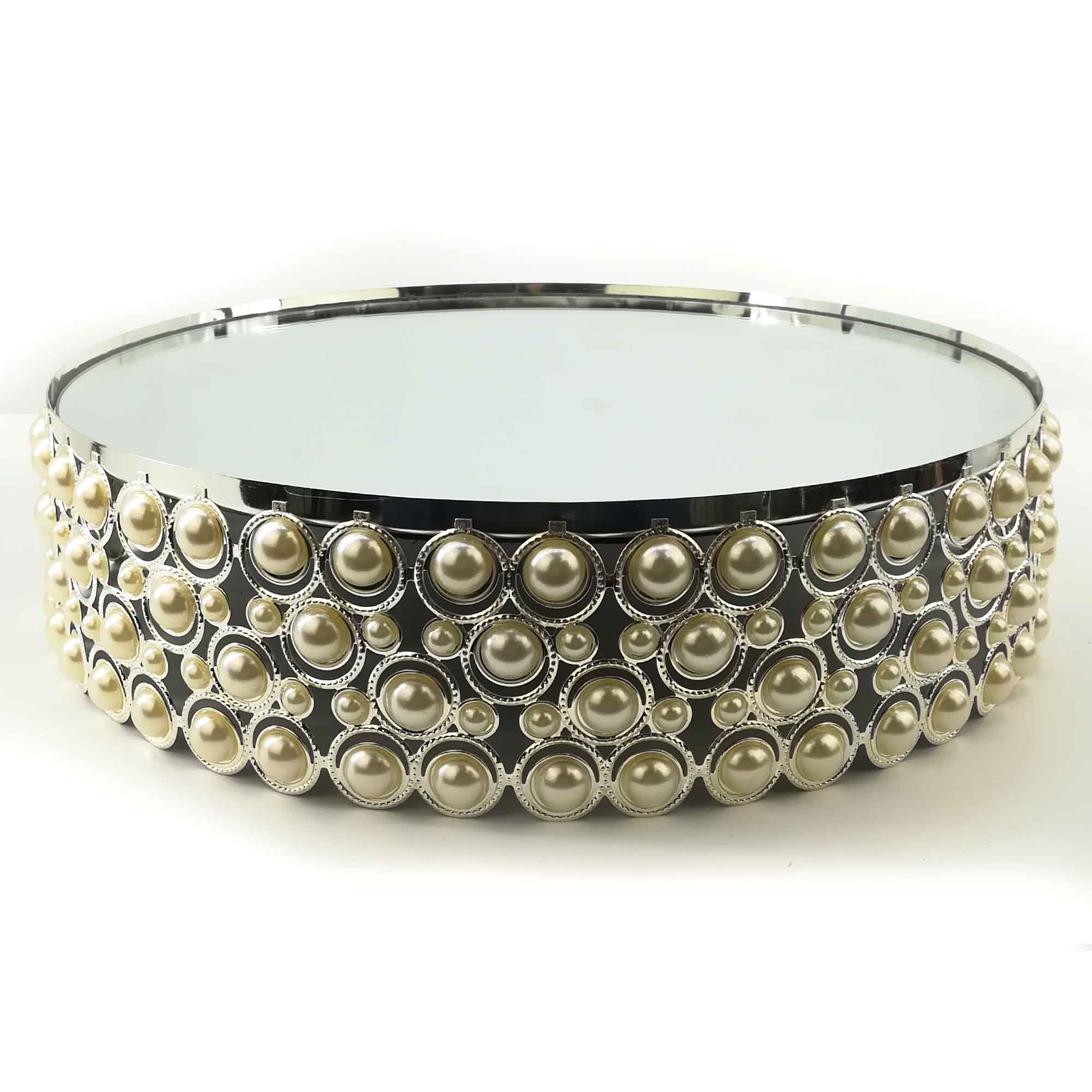 Decor N Beyond – Großhandel Kuchenständer – Pearl Cake Spiegelständer0