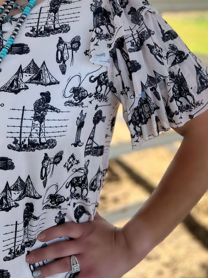 Sterling Kreek - Wholesale Blouse - Women's - God's Country Top
