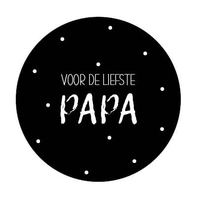 Coaster | For the dearest Dad | black or white for wholesale by Labelgeluk
