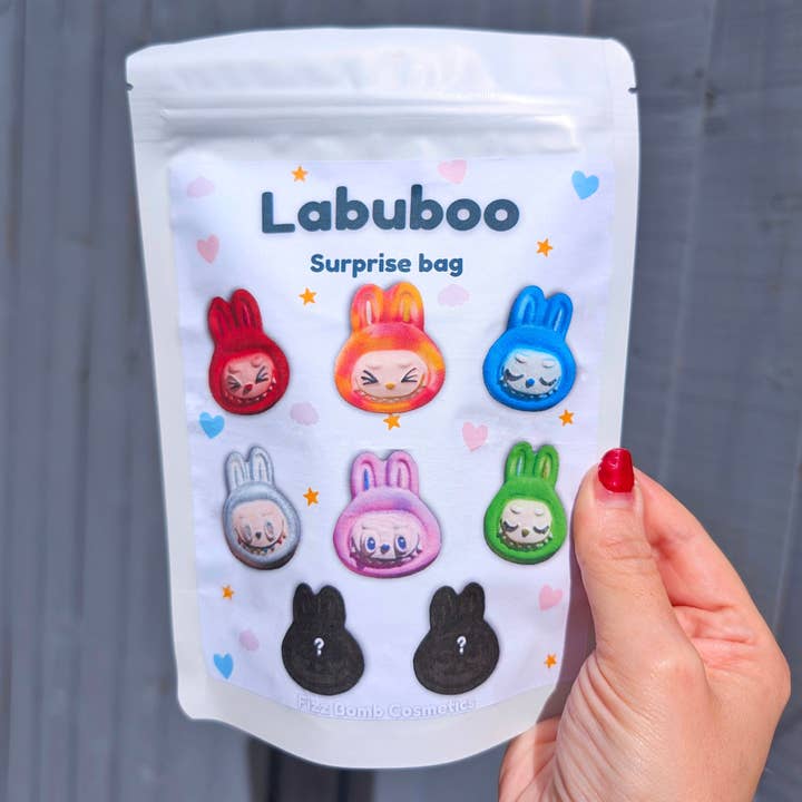 Labubu Suprise Bag Bath Bomb for wholesale by Fizz Bomb Cosmetics