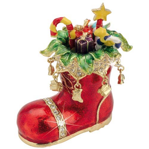 Santa's Boot & Presents Decoratieve kerstsnuisterij voor wholesale door Craycombe Trinkets