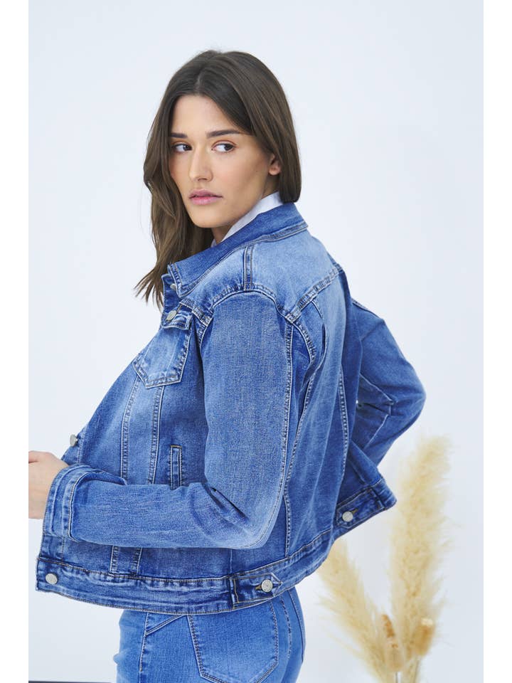 FADED JEANS “Erica” REGULAR FIT DENIM JACKET for wholesale on Faire3