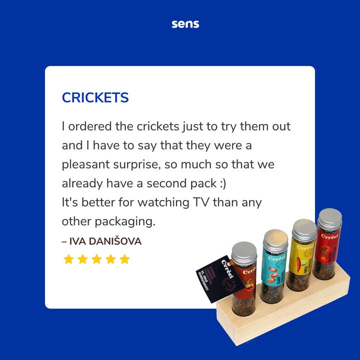 sens - Wholesale Protein/Superfood Powder - Edible Crickets Tube 10