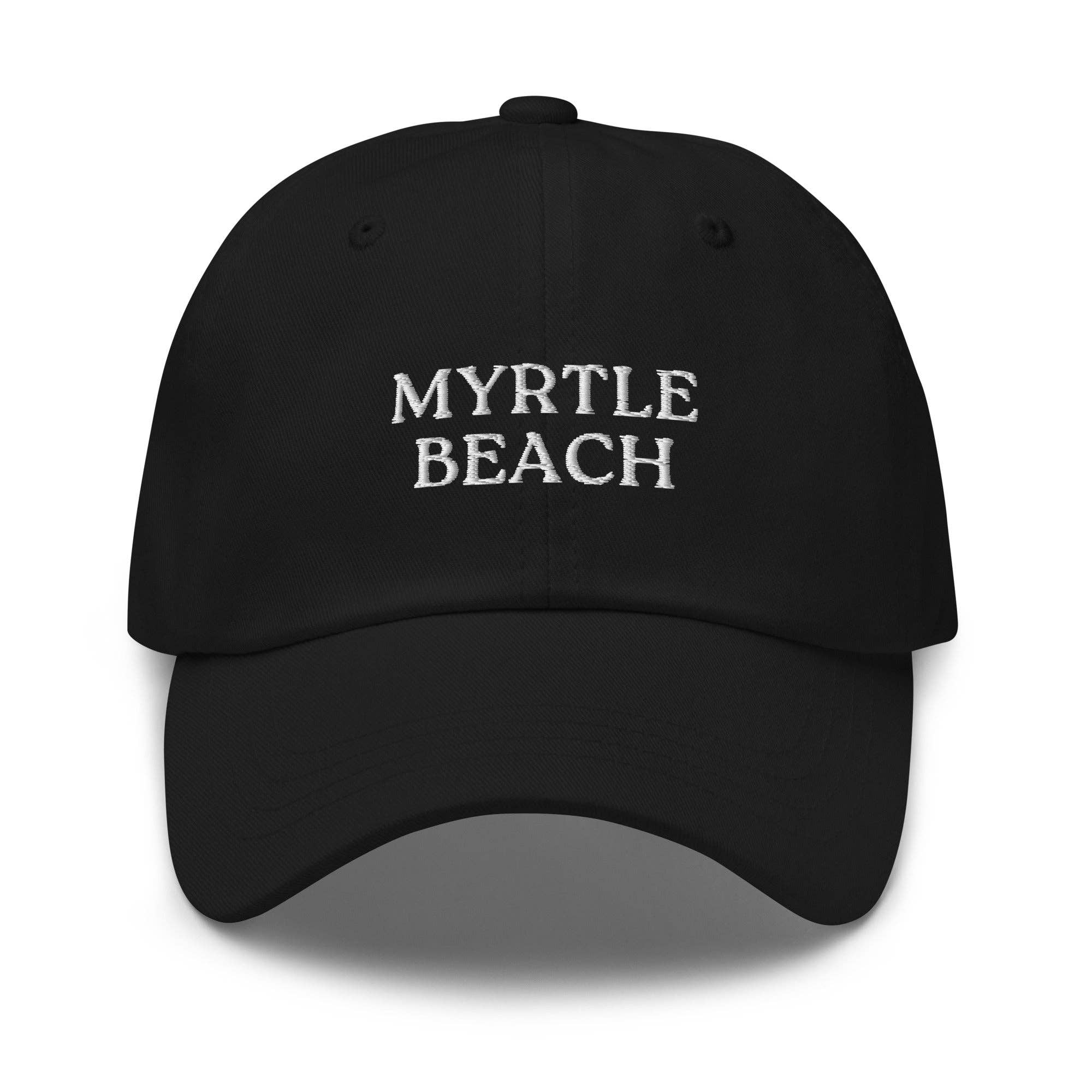CRE PYT - Wholesale Baseball Cap - Unisex - Myrtle Beach SC South Carolina Embroidered Dad Hat | White Thread0