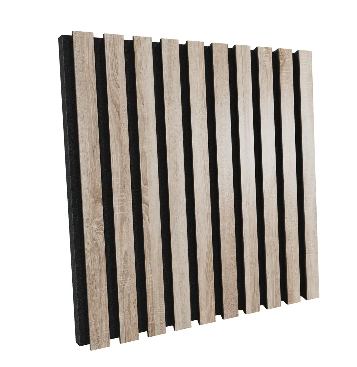 ATB-Sound sp. z o. o. – Painel decorativo por atacado – Painéis acústicos de madeira «Pole» | 50x50x5 cm | Absorção sonora7