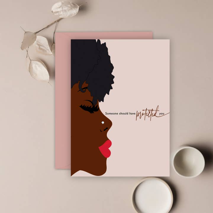 Protected You Card for wholesale by Paper Rehab