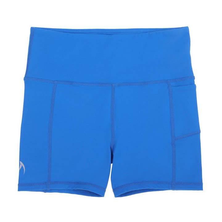 Short de sport bleu cobalt pour fille pour la vente par School Active Sports