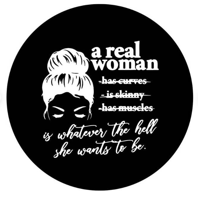 Een echte vrouw is wat ze maar wil als reservewielhoes voor wholesale door Dirty Acres