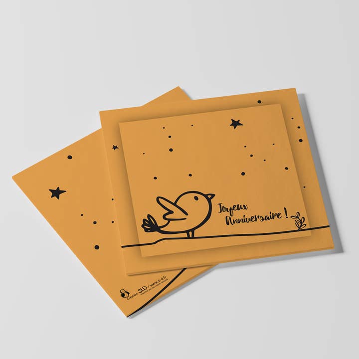 Pájaro feliz cumpleaños para venta al por mayor de Si.D