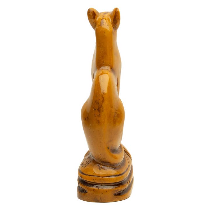 Discoveries, Inc. – Großhandel Dekofigur – Bastet-Katze auf Skarabäus-Statue Braun - 3,5" - Ägyptische Göttin5