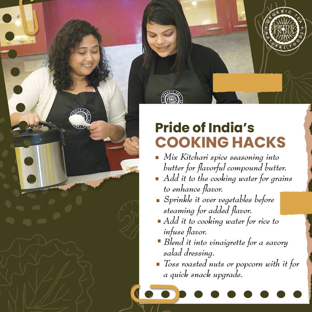 PRIDE INDIA BRANDS - Vente Mélanges d'épices séchées - Pride of India - Assaisonnement aux épices Kitchari9