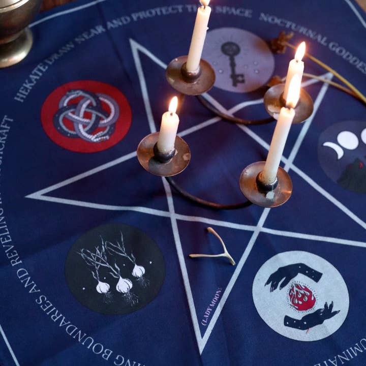 Lady Moon Co.® - Wholesale Bandana - Women's - Altar Cloth Bandana: Hekate