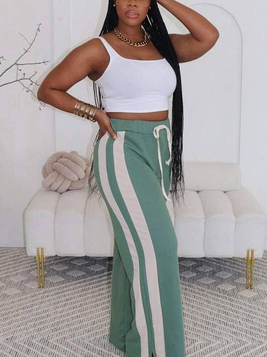 side stripe sweatpants for wholesale by Fashion Combination