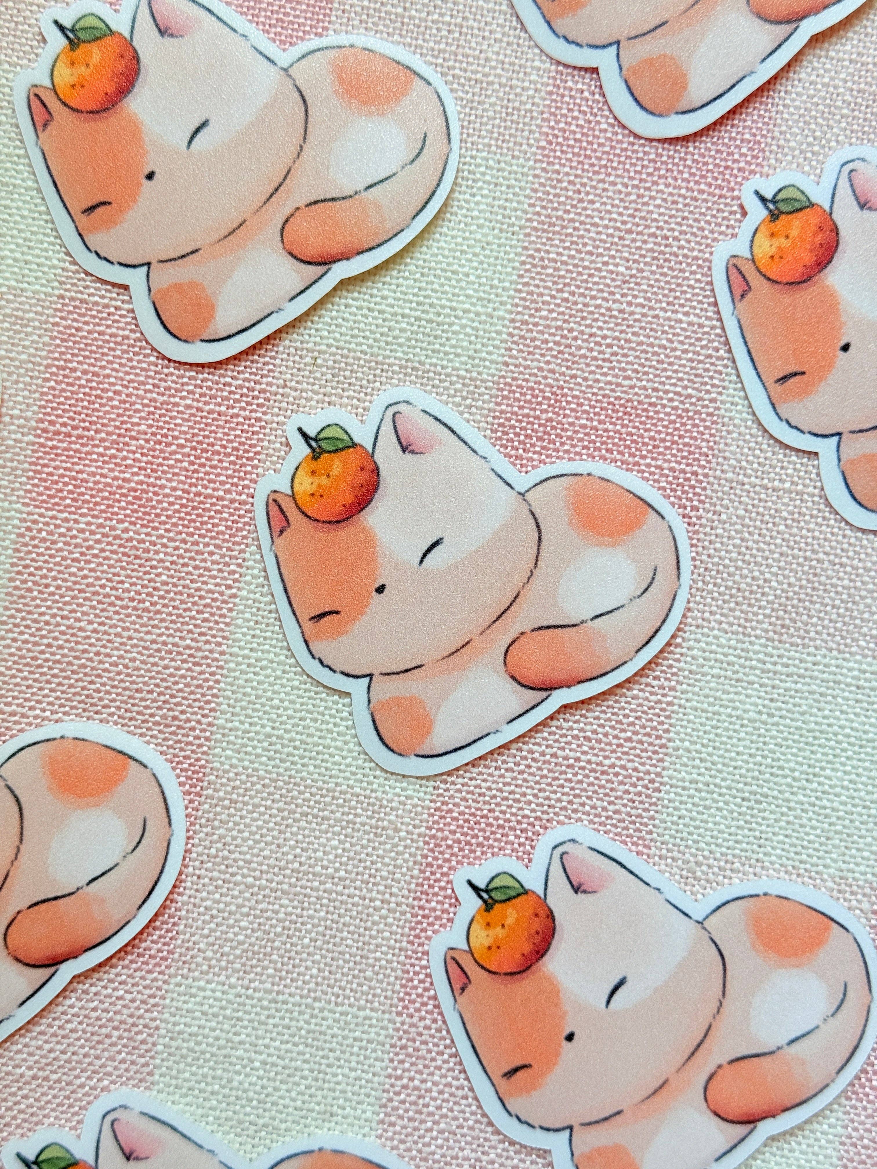 AnnaFloof - Wholesale Sticker - Orange Cats | Vinyl Sticker2
