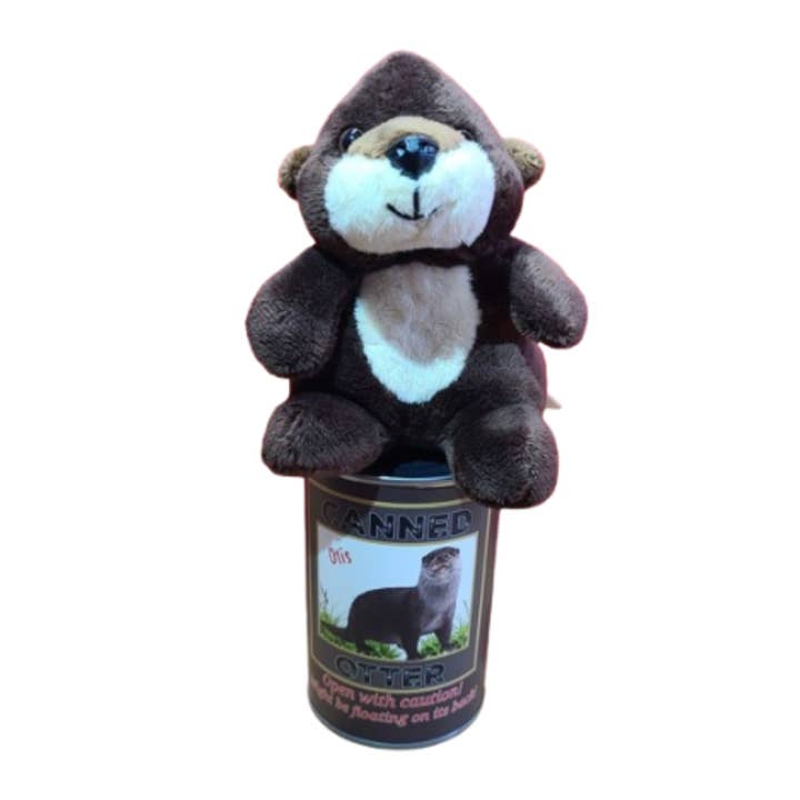 Canned Gifts - Wholesale Stuffed/Plush Toy - Kids & Baby - Otis the Canned Otter Stuffed Animal Plush w/Funny Jokes6