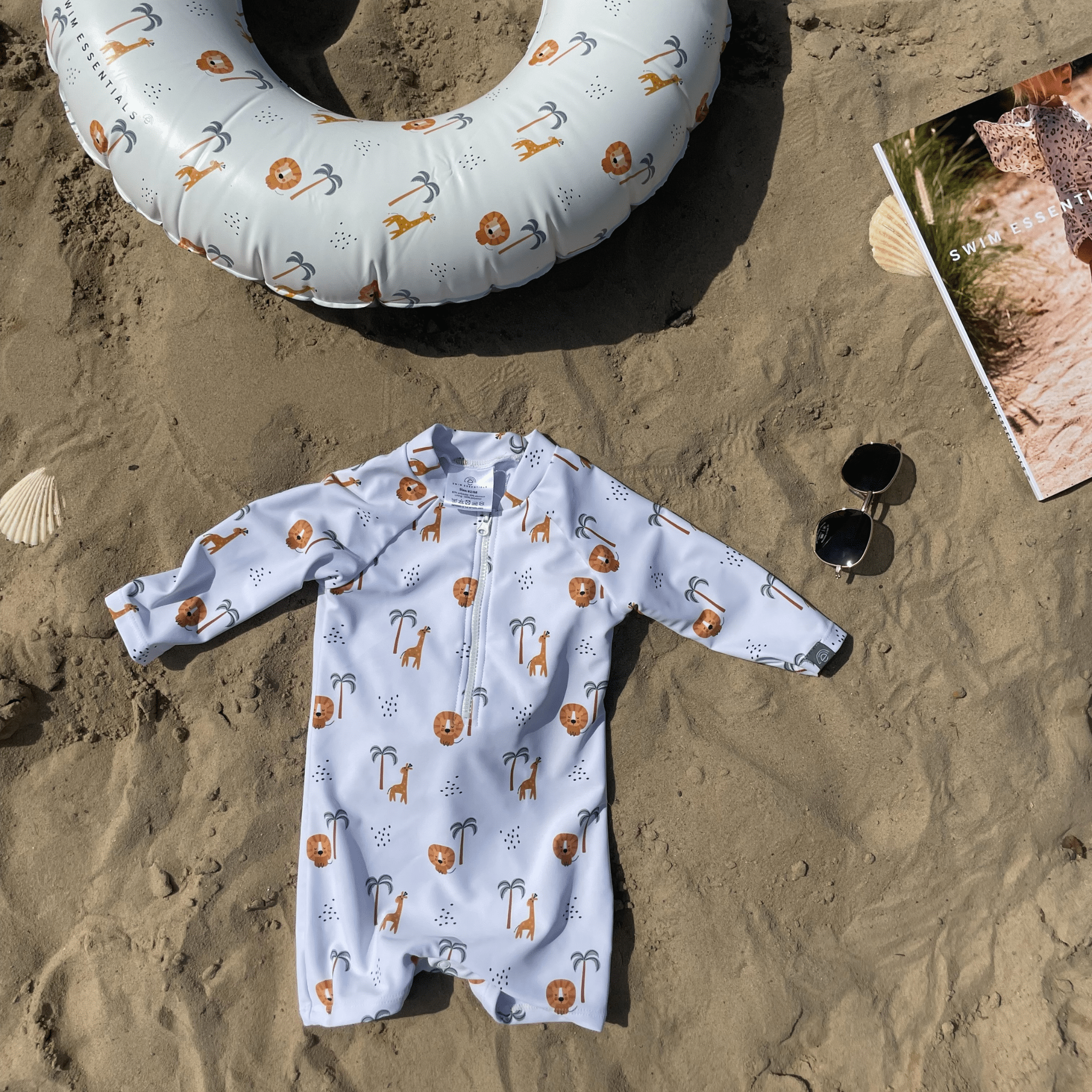 Swim Essentials - Wholesale One Piece Swimsuit - Kids - Swim Essentials | Meerkleurig Jungle UV Zwempak Jongens3