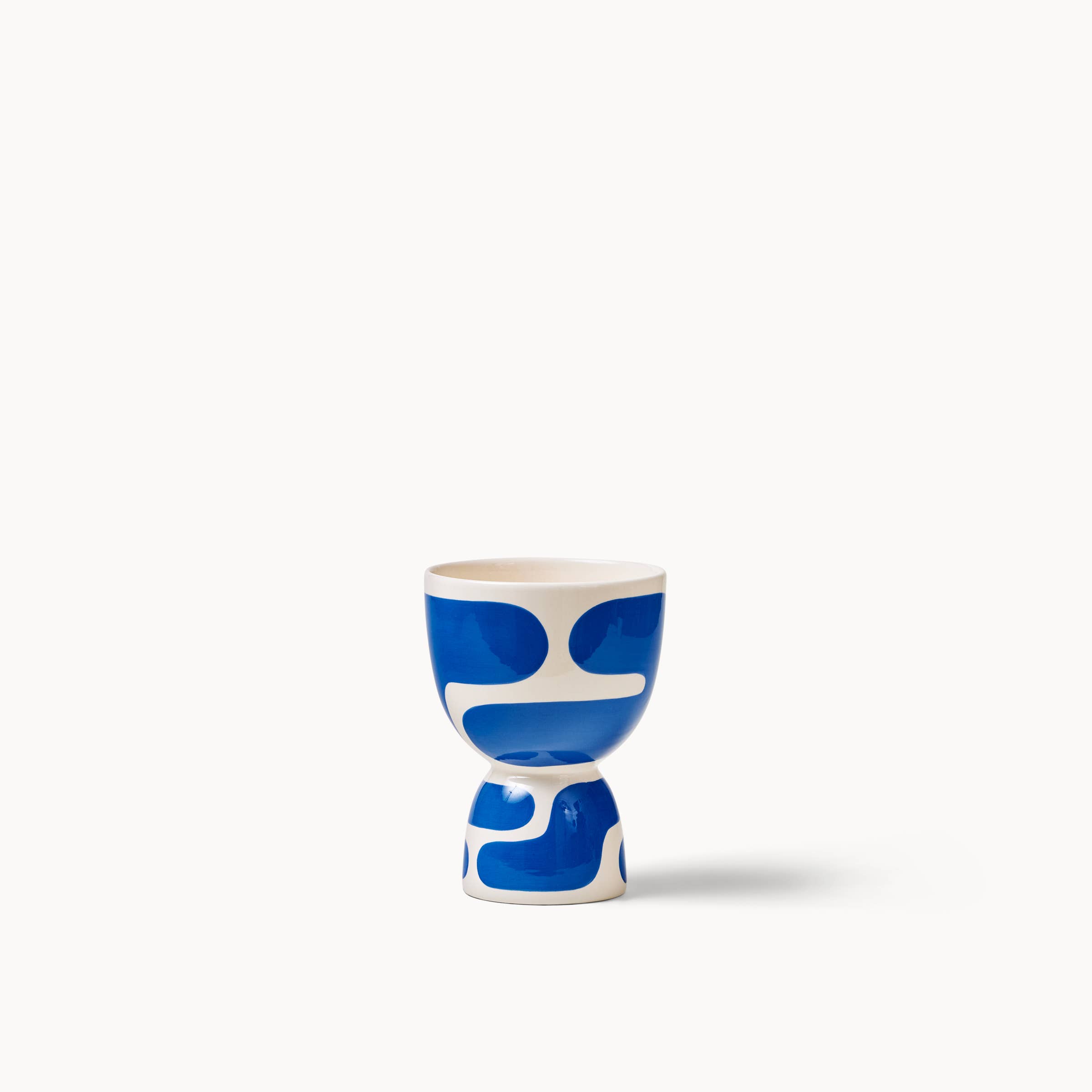 Franca - Vente Pot - Jardinières empilées en blocs de couleur cobalt (brillant)0