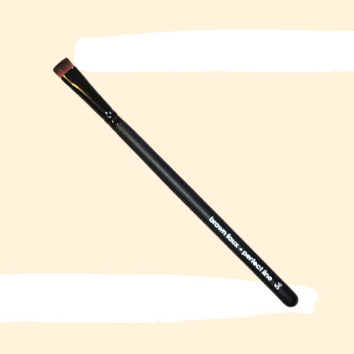 Brown Faux Perfect Line #56 Brush for wholesale by ANELEY COSMETICS
