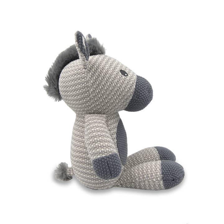 Living Textiles - Wholesale Stuffed/Plush Toy - Kids & Baby - Zac the Zebra Knitted Toy2