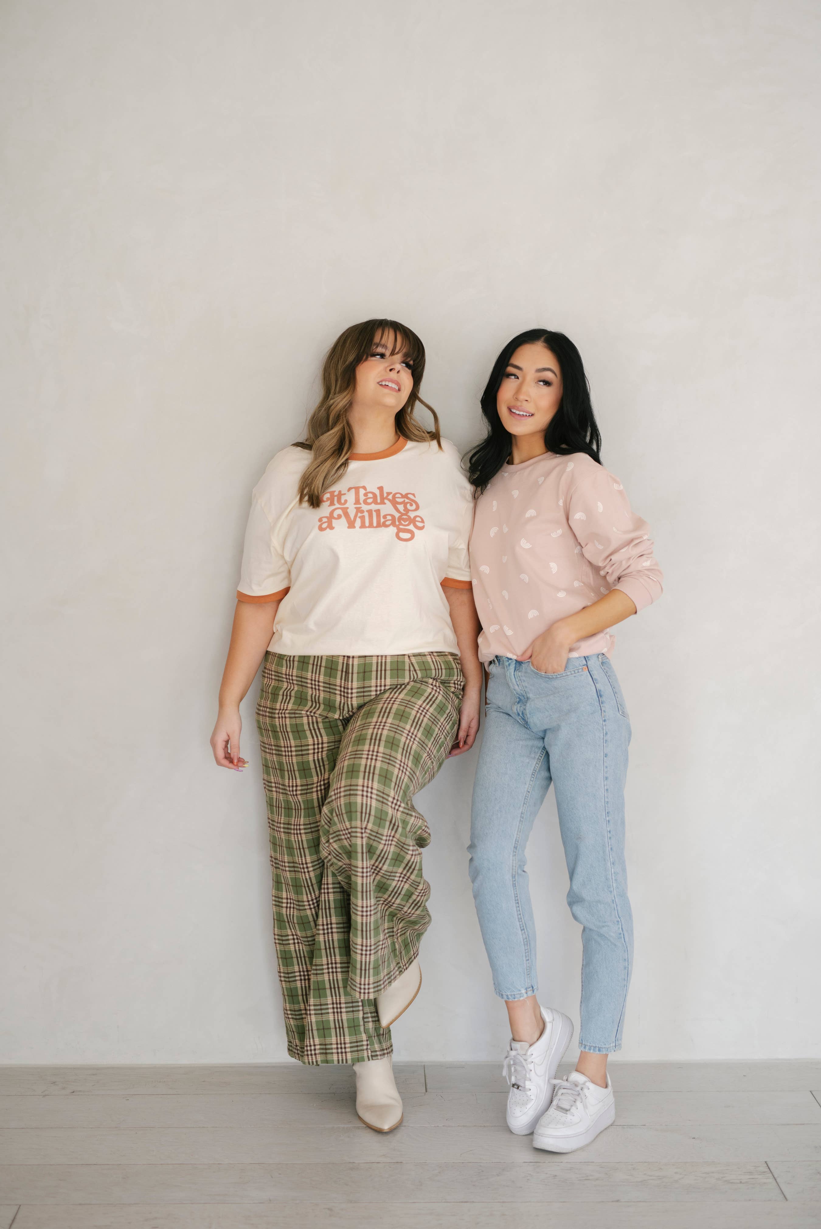 Polished Prints - Wholesale Screen Printed T-Shirt - Women's - It Takes a Village, Womens Graphic Tee, Spring 20244