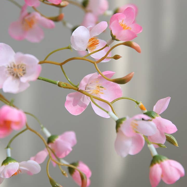 ACNITE(We cover U.S. import duties) - Wholesale Artificial Flowers - Artificial Cherry flower silk Plum Peach Blossom Linglan4