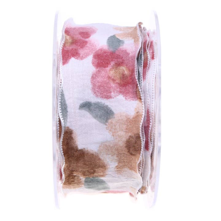 Ribbon Poppy, B40M, L15M, Cream-Multi#4 for wholesale by Vosteen