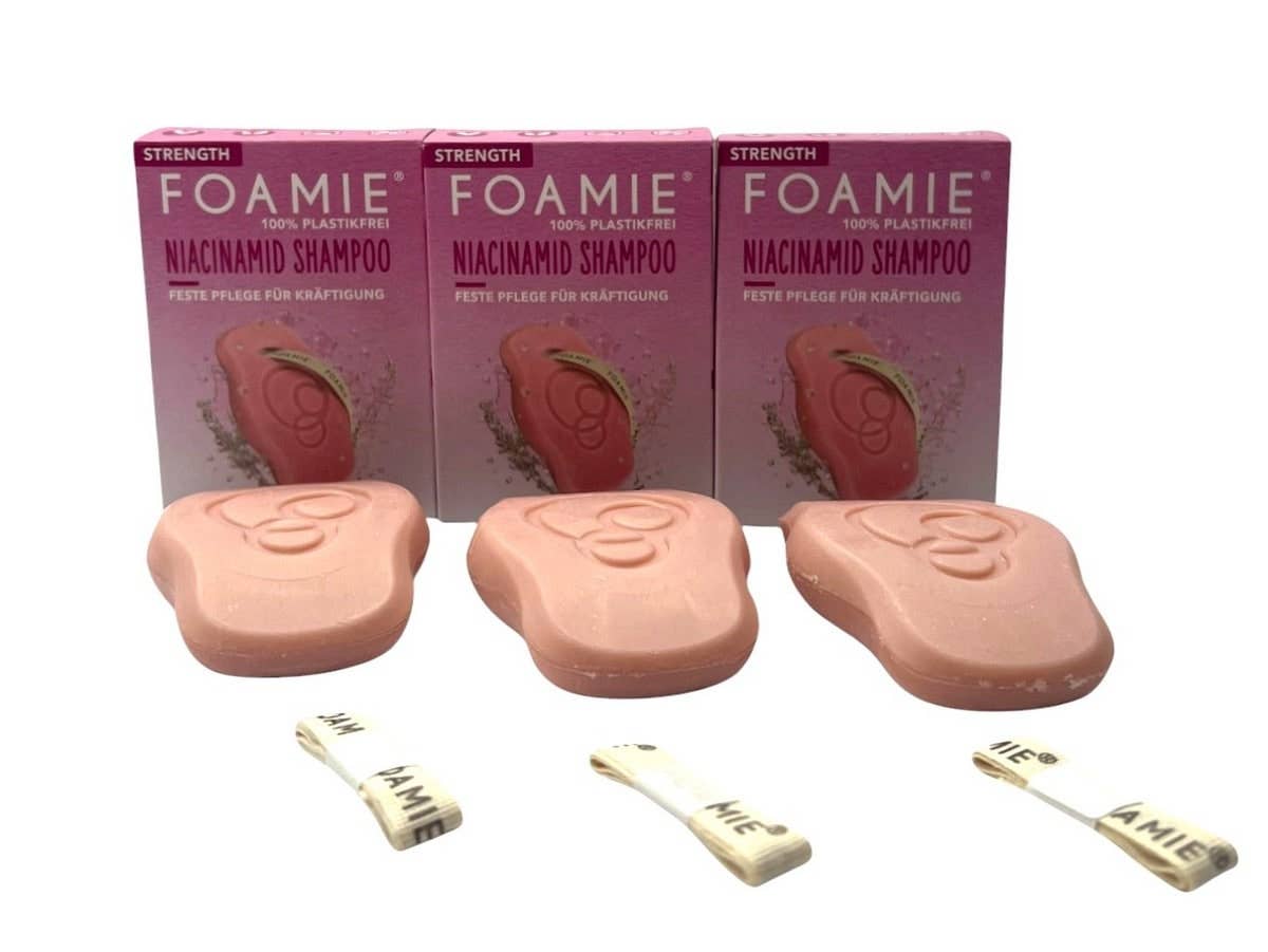 Salzmann Restwaren GmbH - Wholesale Shampoo Puck/Solid Shampoo - Foamie Niacinamide Shampoo solid, hair care, shampoo bar3