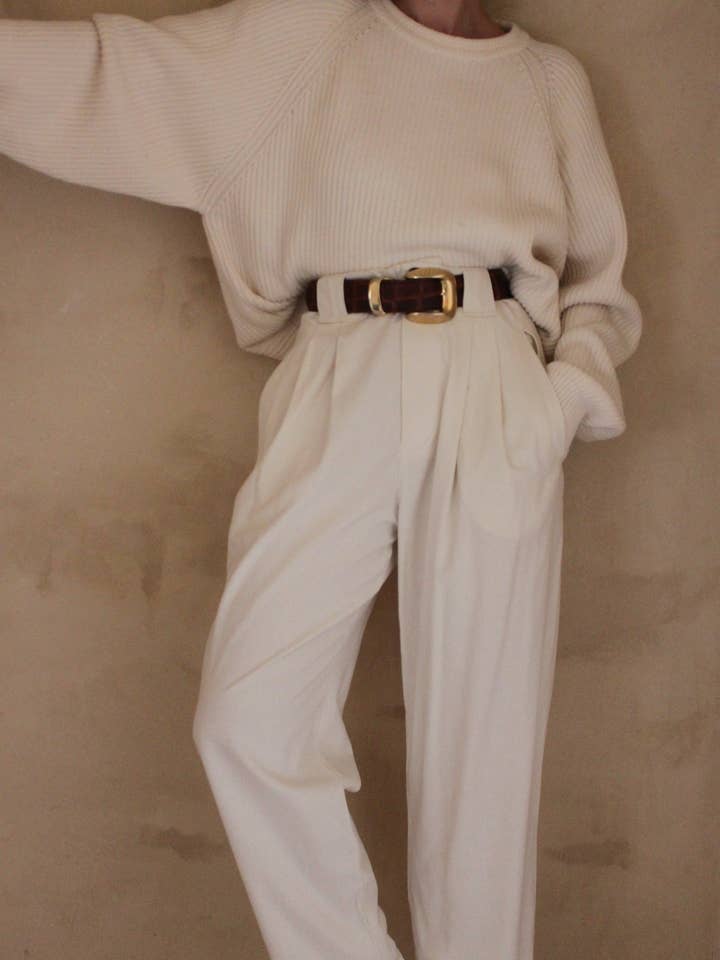 Na Nin - Wholesale Broek - Dames - Townes Raw Silk Broek9