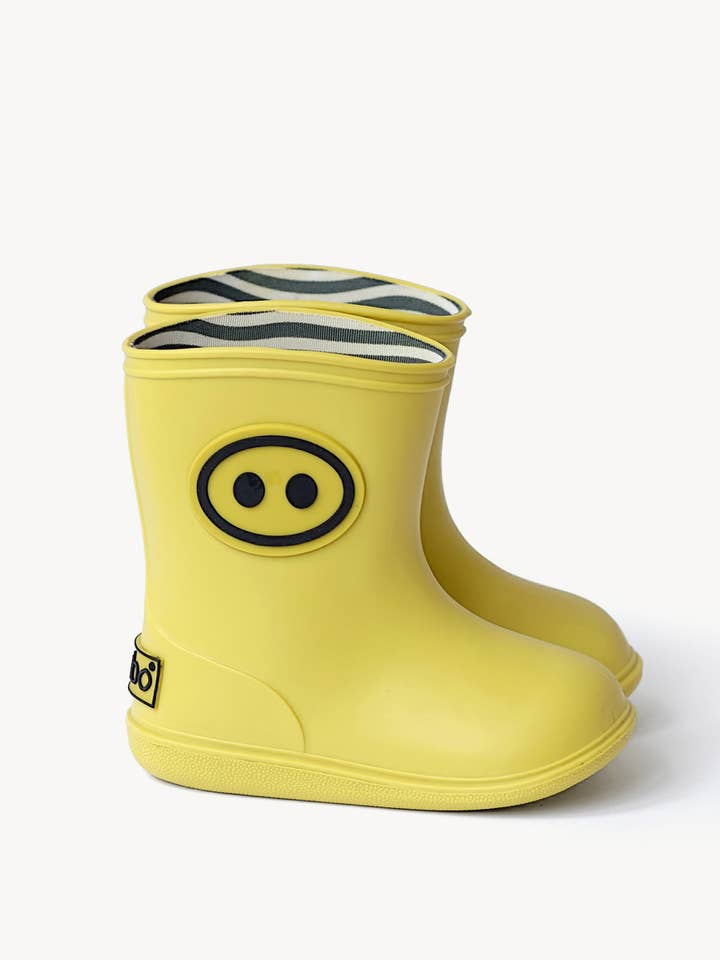 BOXBO - Wholesale Rain Boots - Kids - Kids Rain Boots KAWAÏ Yellow