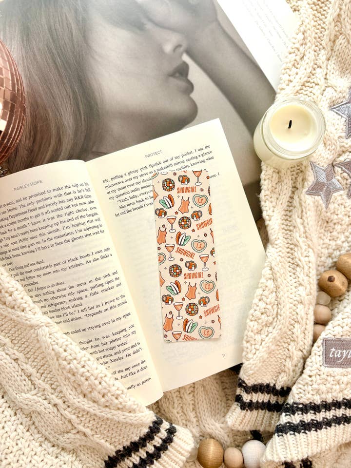 TS | The Life Of A Showgirl Bookmark for wholesale by The Cozy Peach Co