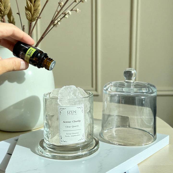 IZEN STUDIO - Wholesale Reed Diffuser - Crystal Essential Oil Diffuser| Aromatherapy Wellness Gift22