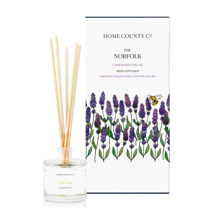 Norfolk: 100ml Reed Diffuser for engroshandel hos Home County Co.