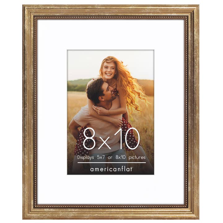 Americanflat Vintage Picture Frame with Mat with Glass and other Purchase Wholesale acrylic frames 8x10. Free Returns & Net 60 Terms on Faire trending on Faire.