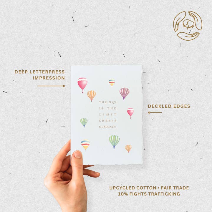 Paper Baristas - Wholesale Graduation Card - Sky is the limit. Cheers Graduate | Graduation Card3
