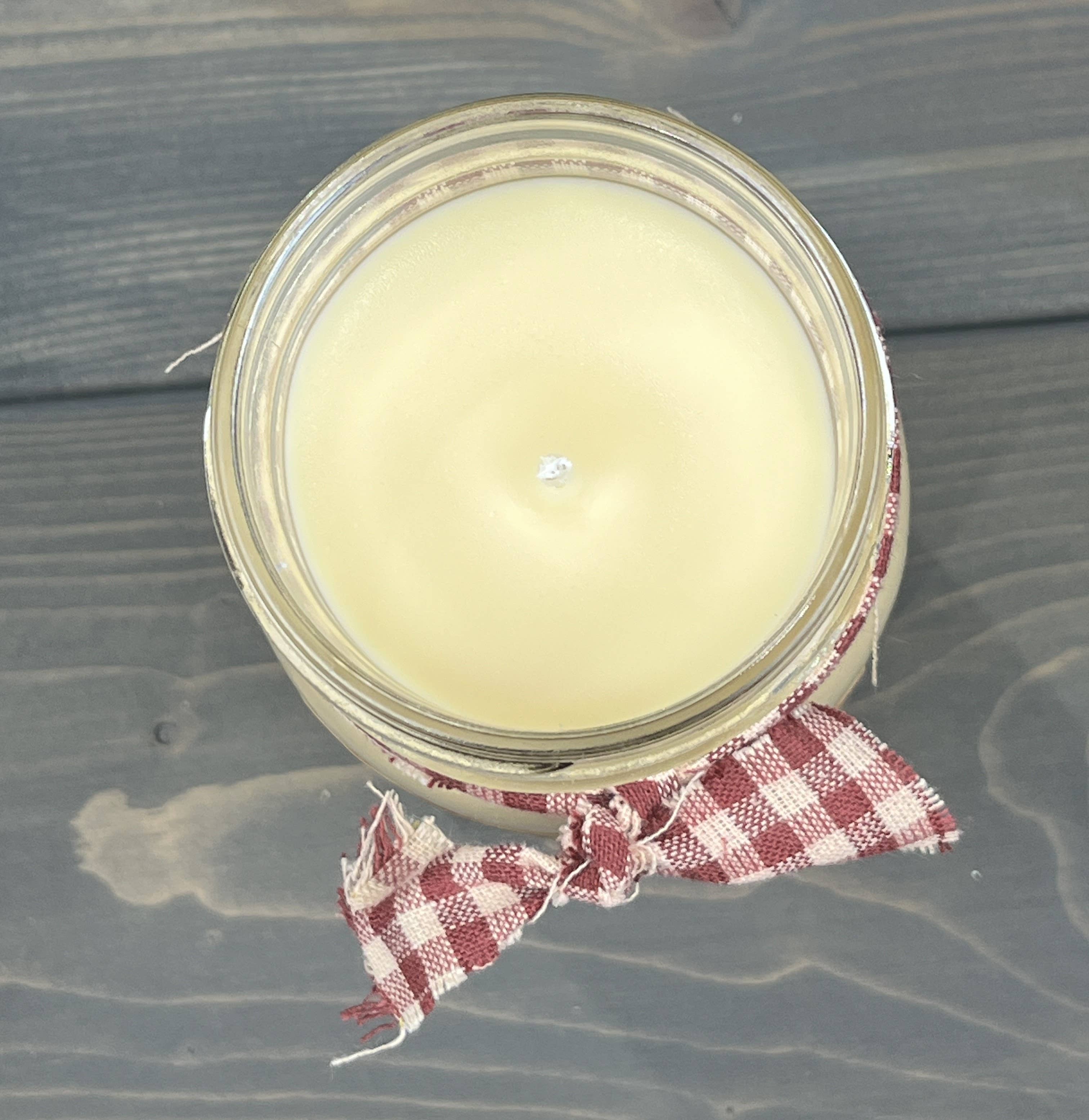 Old Barn Candles - Wholesale Jar/Filled Candle - Iced Cinnamon Rolls 16oz Mason Jar Candle w/Pewter Lid2
