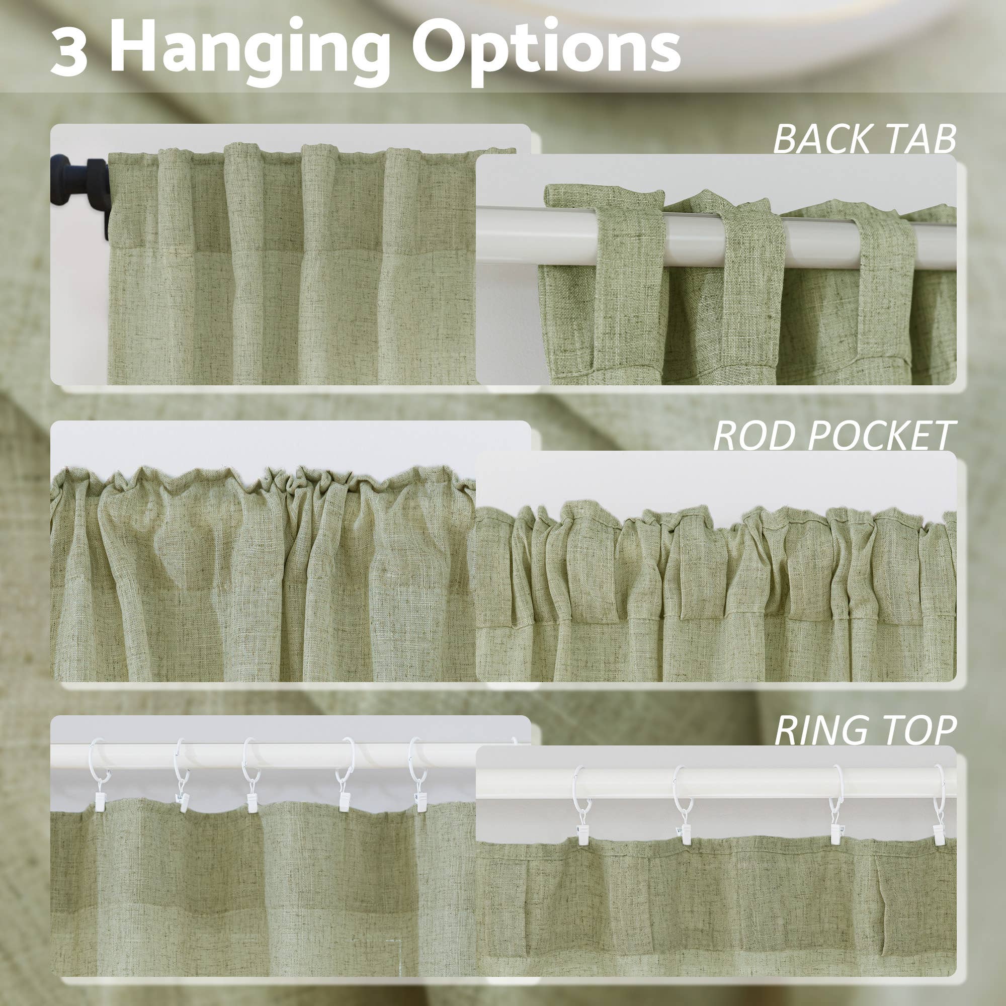 Awesome Home – Engroshandel Gardin – Gardiner i linnedblanding med let filtrering (2 paneler)18