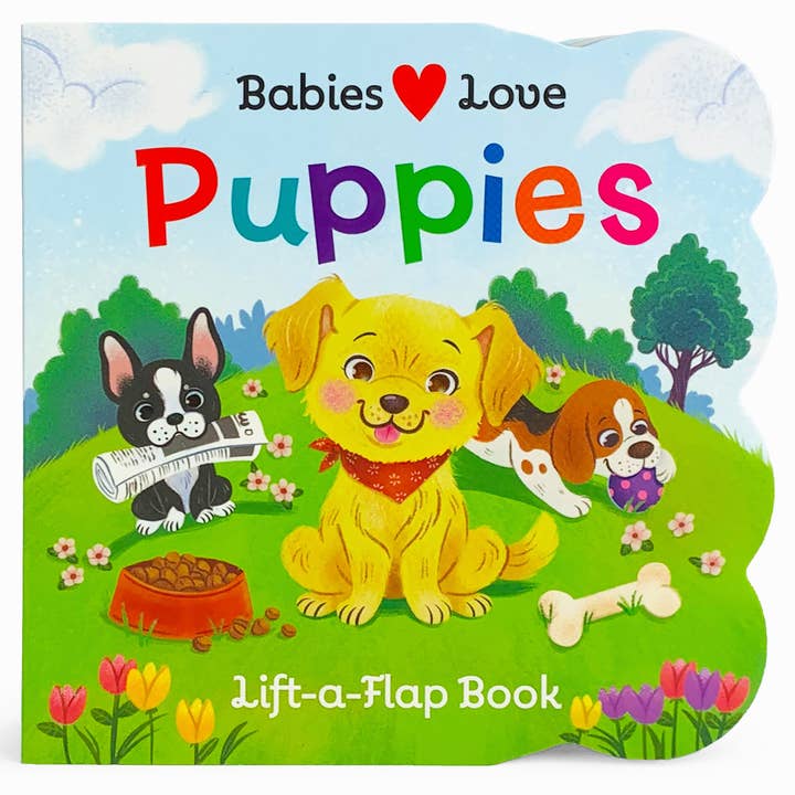 Cottage Door Press - Wholesale Baby & Toddler Book (0-2) - Babies Love Puppies Lift-a-Flap Board Book