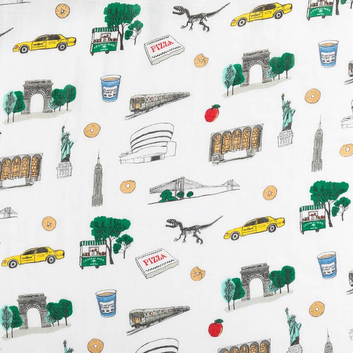 Little Hometown - Wholesale Swaddle - Baby - New York City Baby Swaddle Blanket (Unisex)