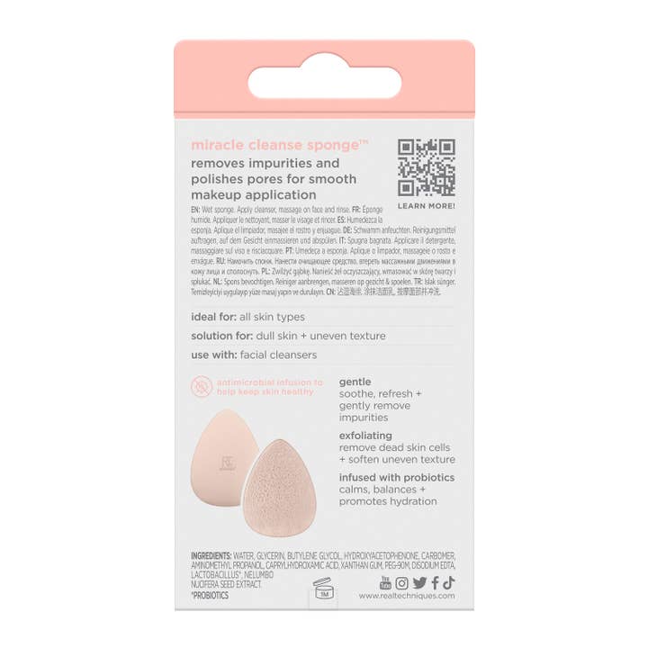 Beauty Goddess – wholesale Make-up sponge/blender – Real Techniques Sponge+, Skin Care Facial Cleanser Tool, with Probiotics, exfoliate and clean pores, Miracle Complexion Sponge5