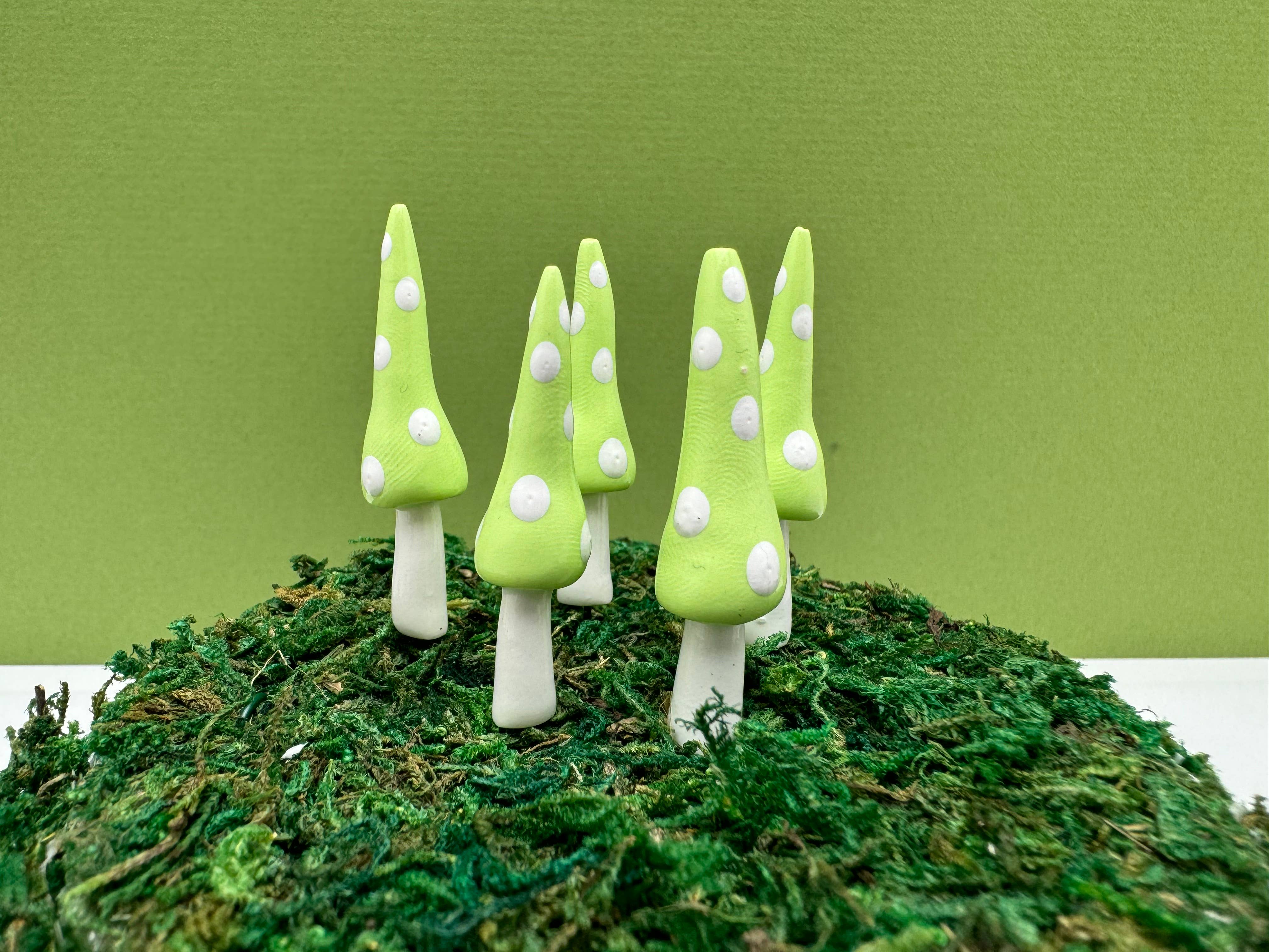 Mystical Woodlands – wholesale Garden/lawn stake – Fairy Garden Mushroom Plant Pick - Gnome Style - Pastel3