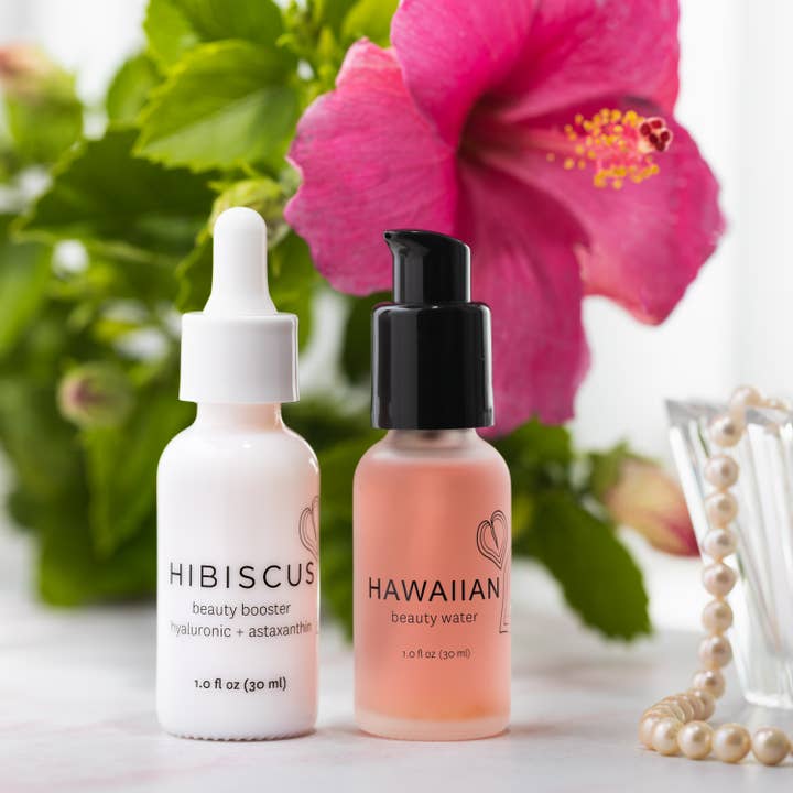 Honua Skincare - Venta al por mayor Sérum facial - Potenciador de belleza Hibiscus con ácido hialurónico y astaxantina4